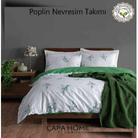 Çapa Home Poplin Nevresim Takımı %100 pamuk